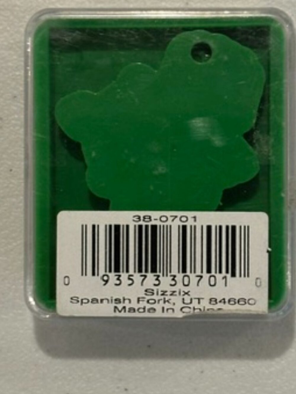 Sizzix Cupid Die 38-0701 Small Green Die With Case